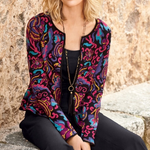 peruvian connection cardigan